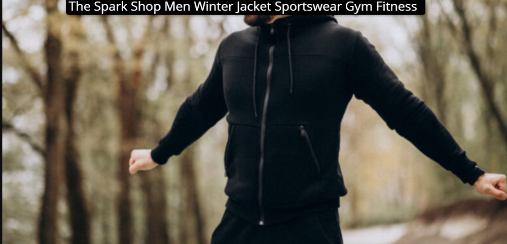 The Spark Shop Men Winter Jacket Sportswear Gym Fitness